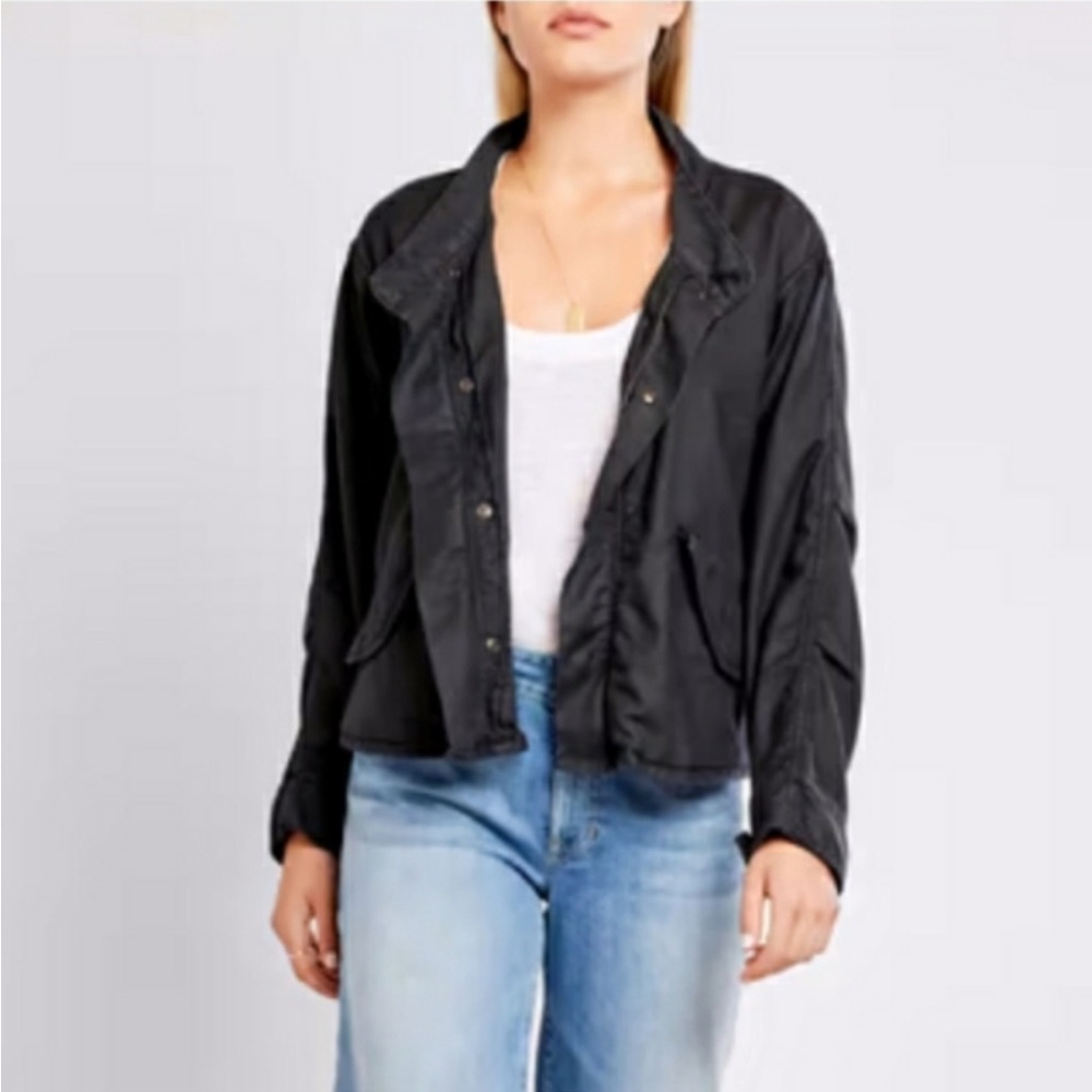 33. The Great. Brigade Cotton Linen Jacket Size 2 (M)